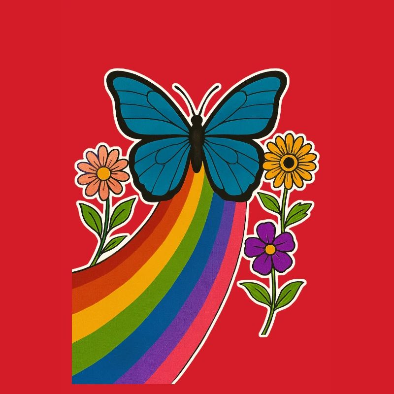 Regenbogen Schmetterling
