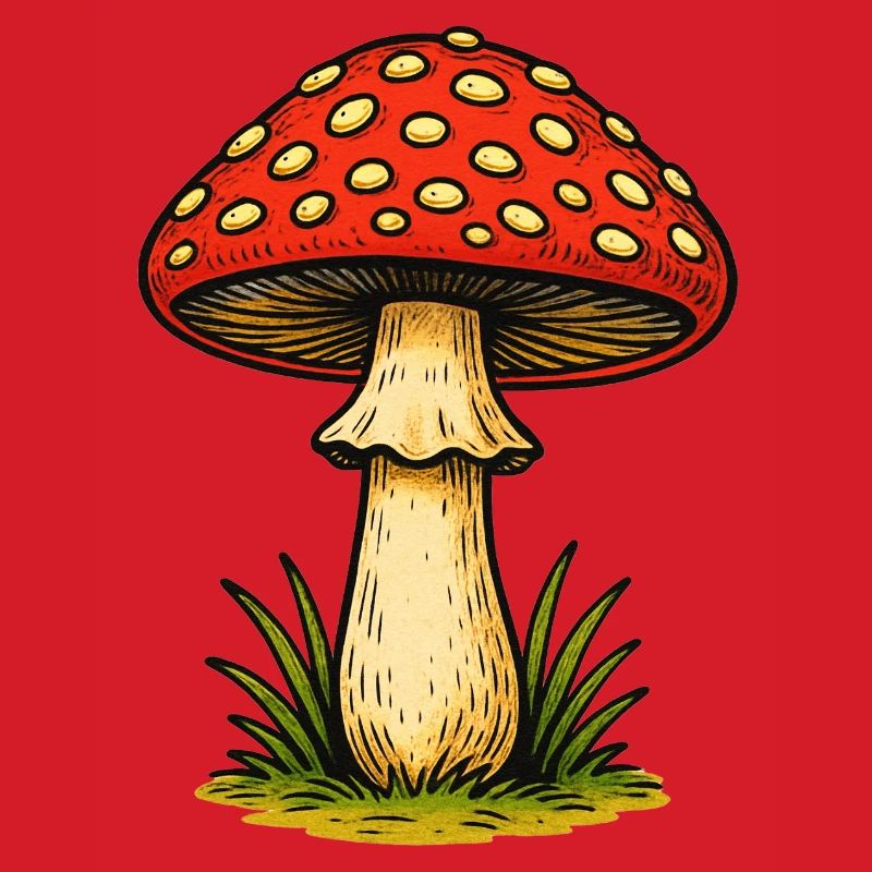 Red Toadstool Retro