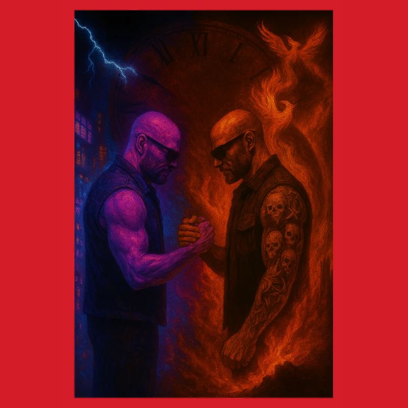 Feuer gegen Eis Duell der Elemente