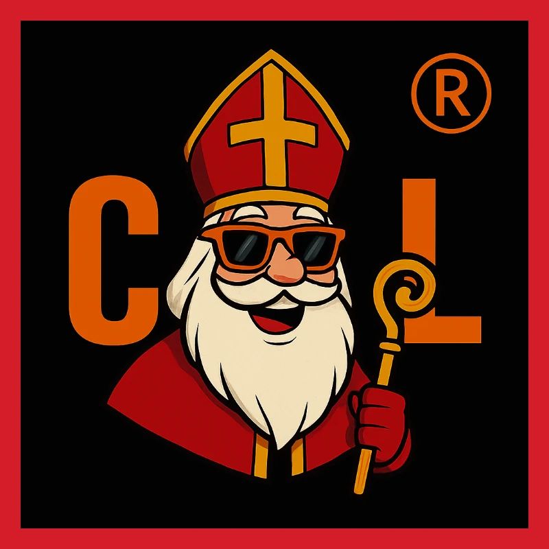 Sinterklaas with sunglasses