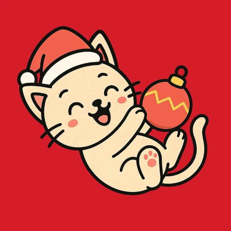 Kätzchen Weihnachtsspaß Weihnachtskugel
