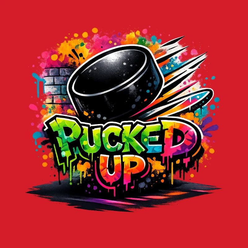 Puck de graffiti complètement déformé