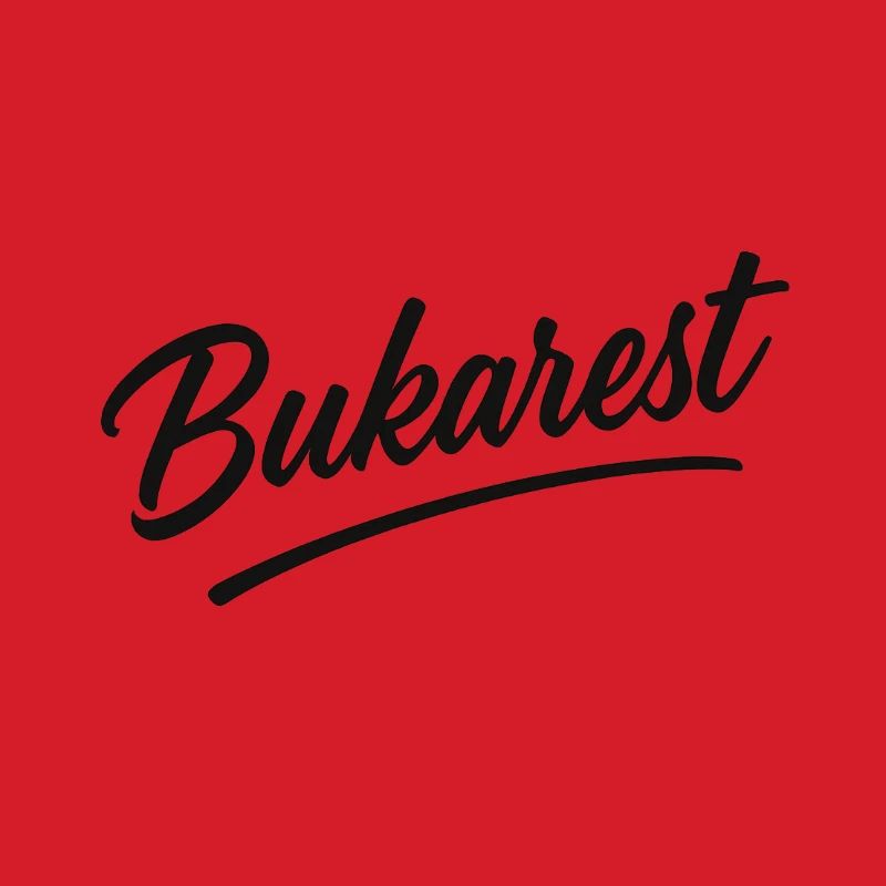 Bucharest Script Vintage Logo