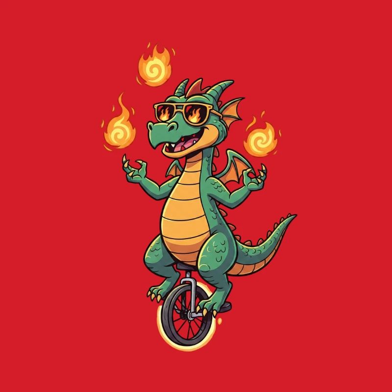 Fire-Blower on Unicycle