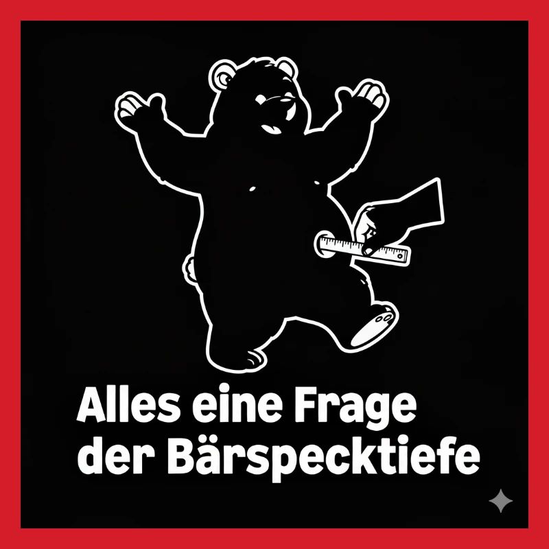Bärspecktiefe schwarz