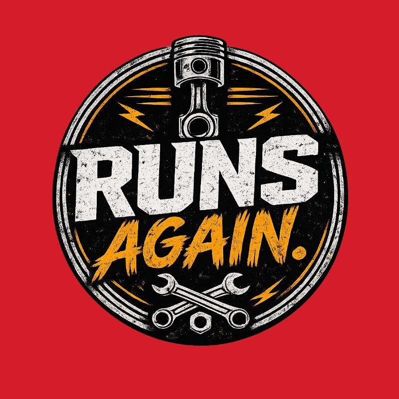 Runs Again Engine Revival-Abzeichen