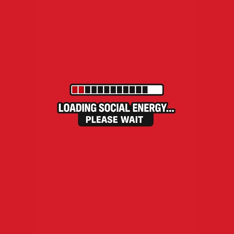 Soziale Energie wird geladen