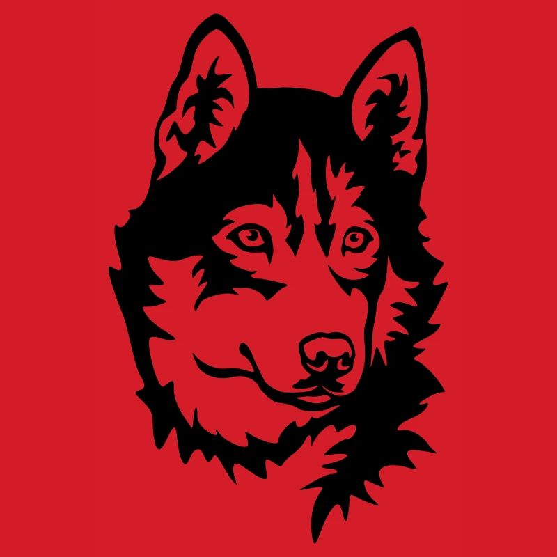 Husky Head