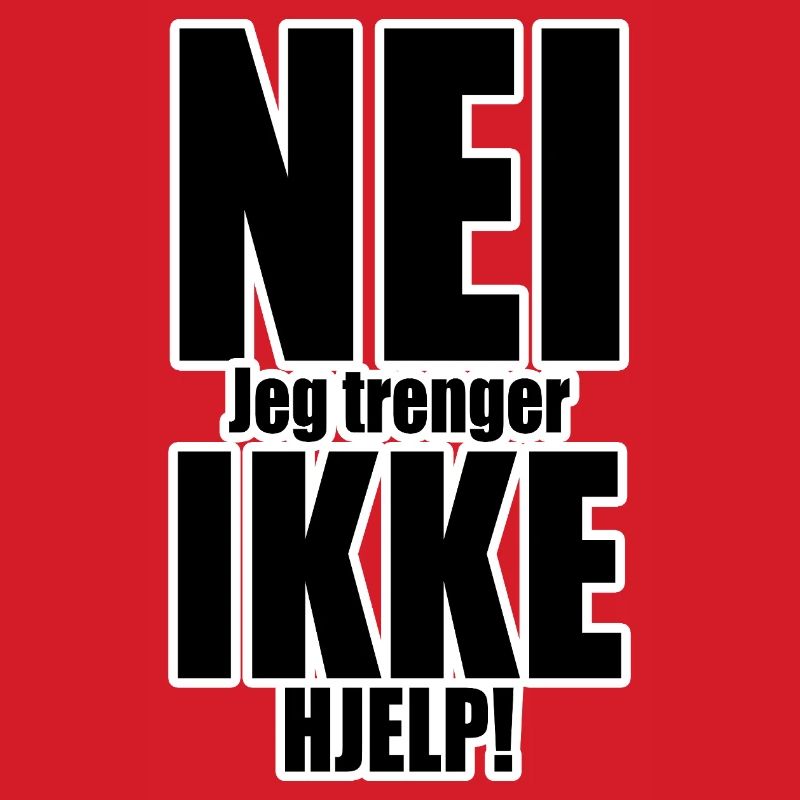 No Not Help Typography