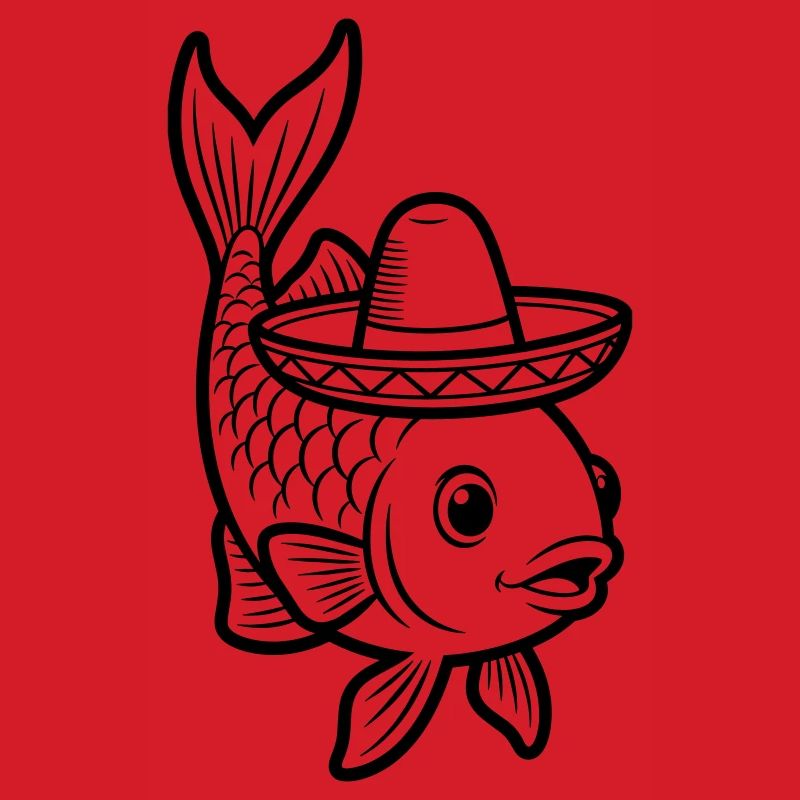 fish sombrero