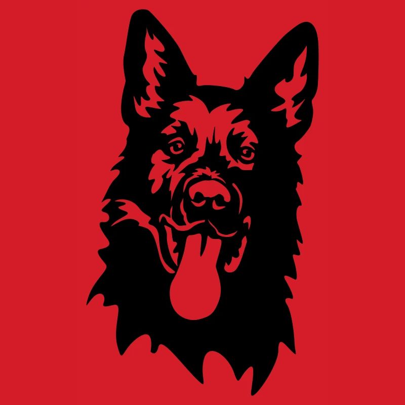 Deutscher Schäferhund Kopf