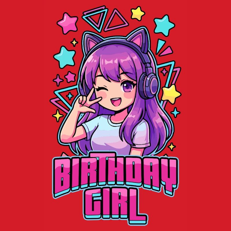 Geburtstagsmädchen Koreanischer Pop Geburtstag K-Pop
