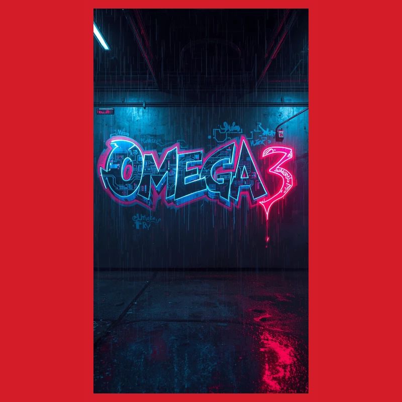 Omega3 Neon Graffiti