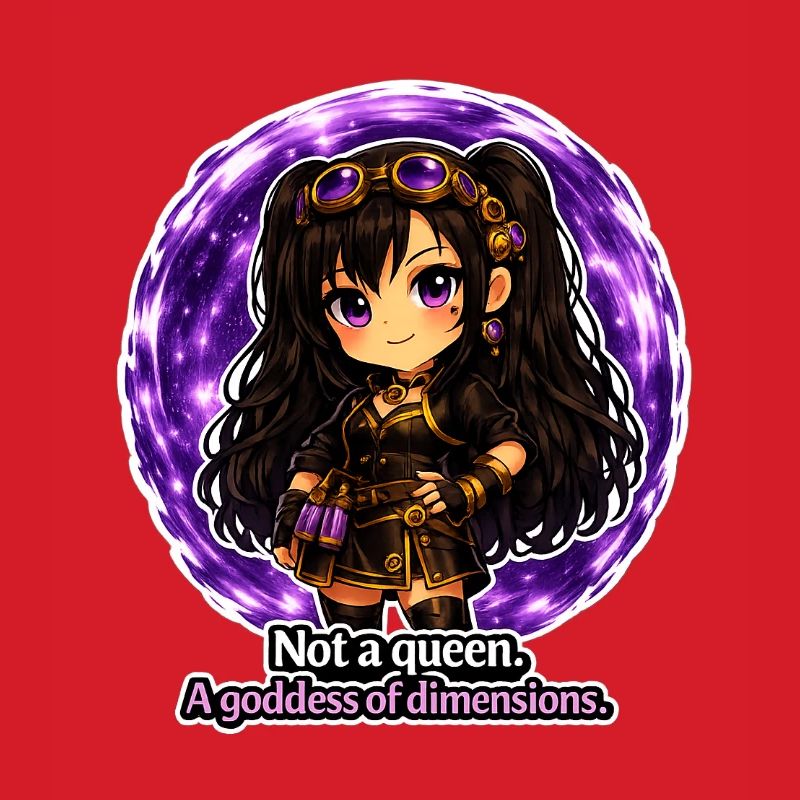 Déesse des Dimensions Lune – Steampunk Chibi