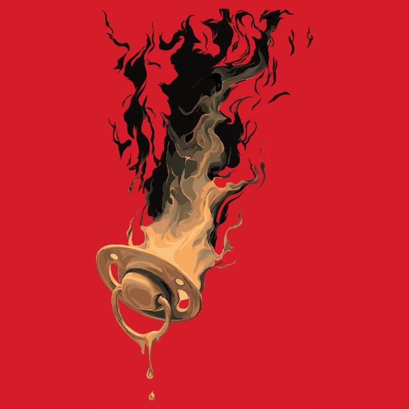 Burning pacifier