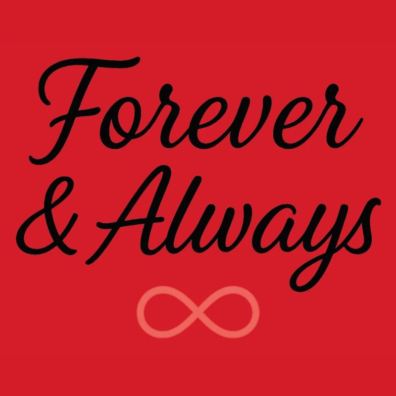 Conception de typographie de symbole de l’infini éternel