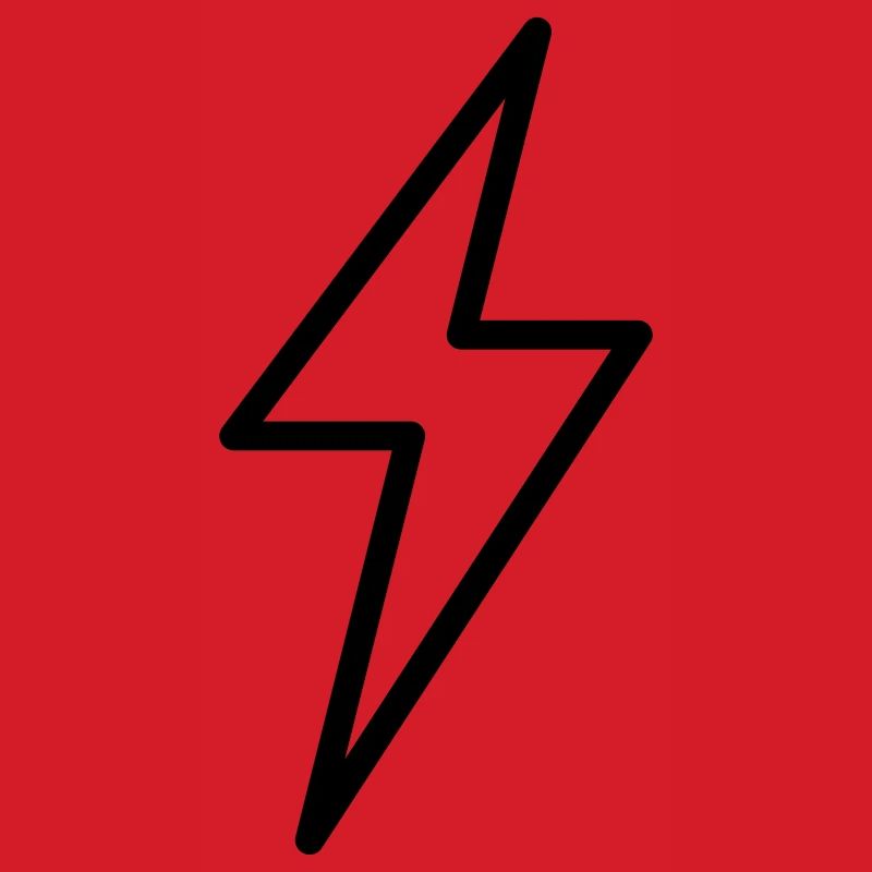 Lightning Symbol Outline Thunder Thunderstorm