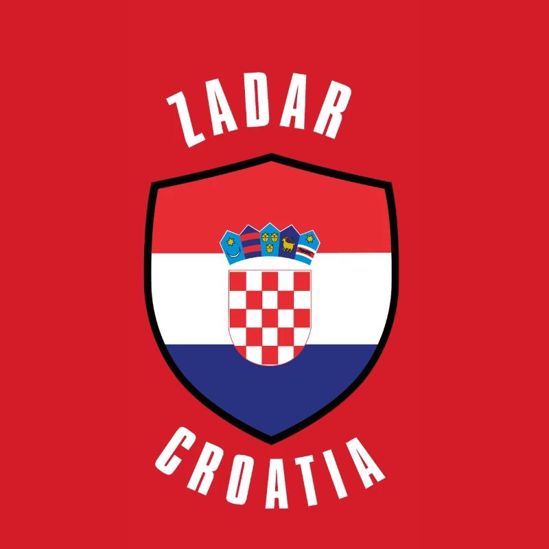 Conception du drapeau du bouclier croate