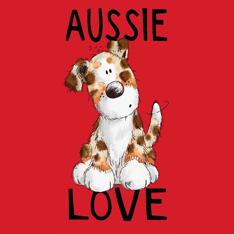 I Love Aussie - Australian Shepherd - Geschenk