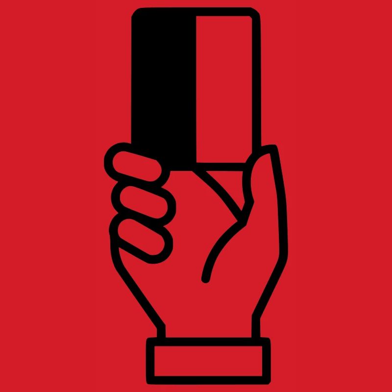 Referee Card Sending-Off Vector