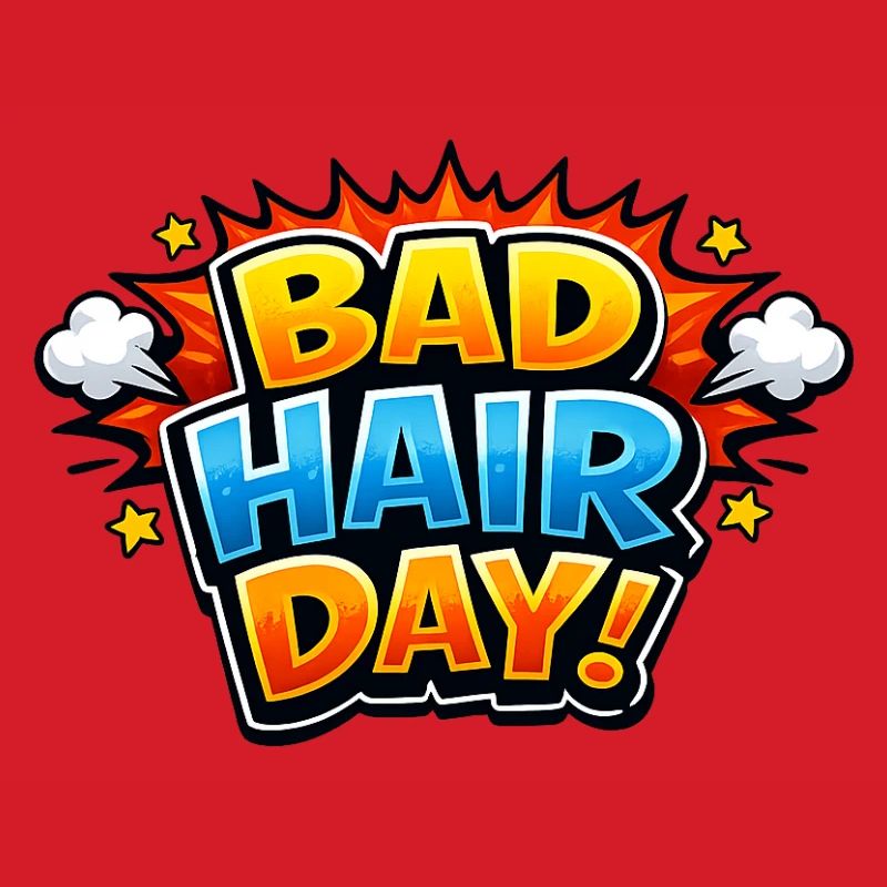 Bad Hair Day Comic Explosion