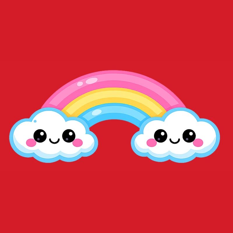 Cute Cloud Rainbow Duo