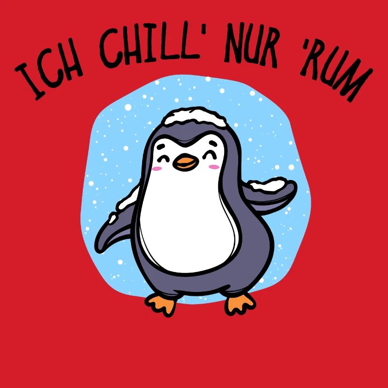 Kälte Pinguin Vogel Tier Eis Schnee Statement