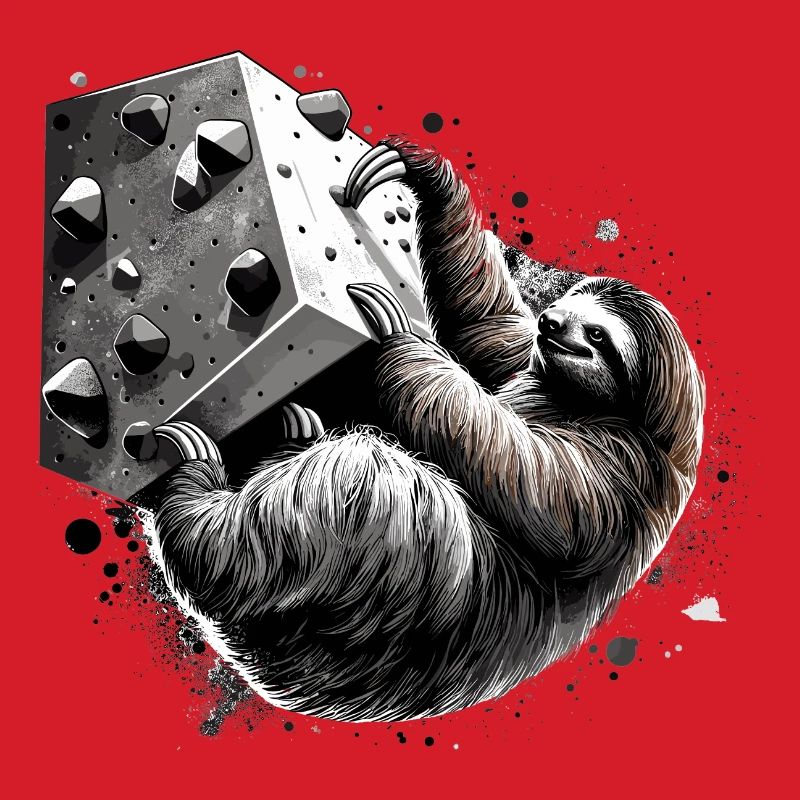 Bouldering Sloth Gift