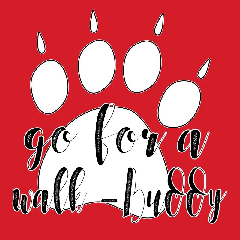 Go for a Walk Buddy – Conception de chien