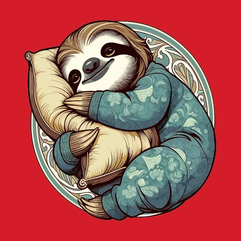 Sloth Sleeping Passion Gift
