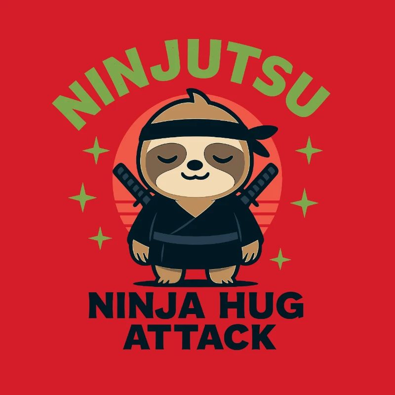 Ninja Cuddle Sloth HugAttack