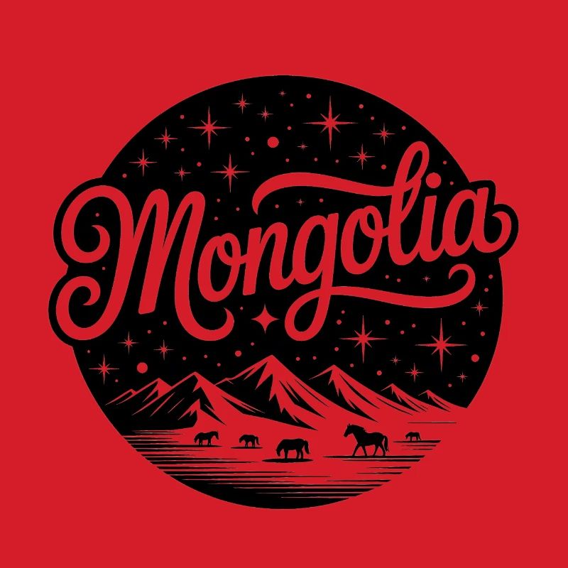 Mongolia - Souvenir Design