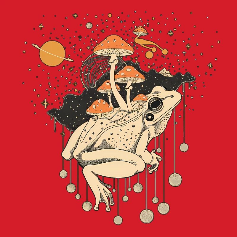 Cosmic Frog & Toadstools in the Universe