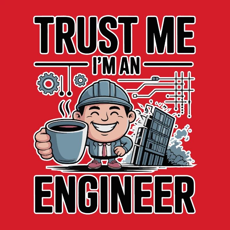 Trust Me I'm an Engineer - for dark background