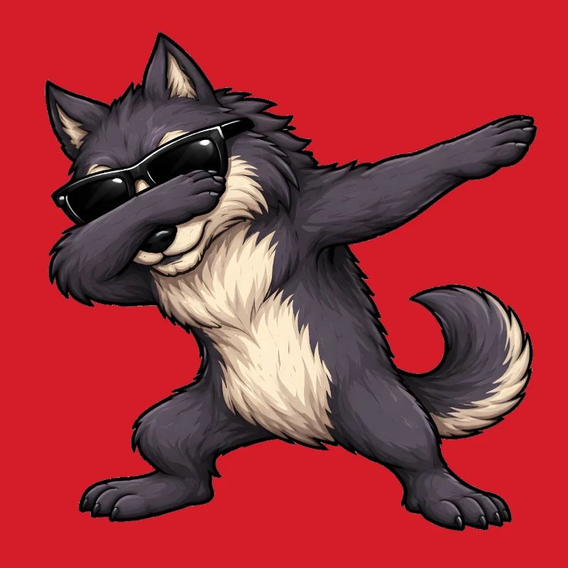 Dabbing Werwolf