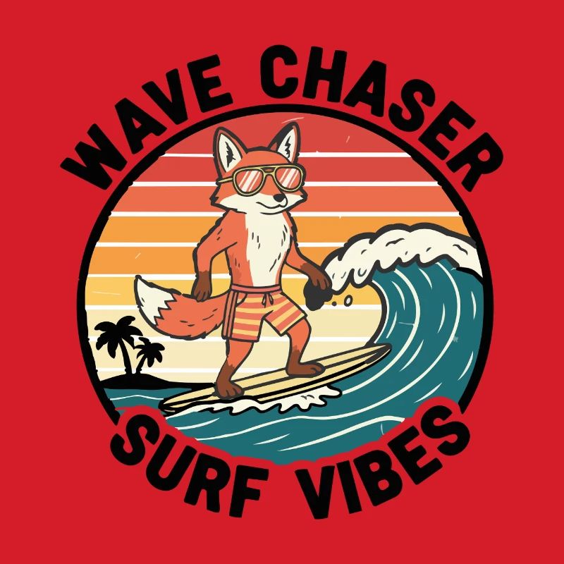 Fox Surfer Wave Chaser Surf-Vibes