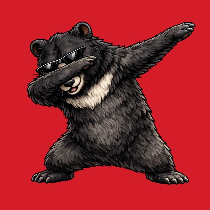 Dabbing Black Bear