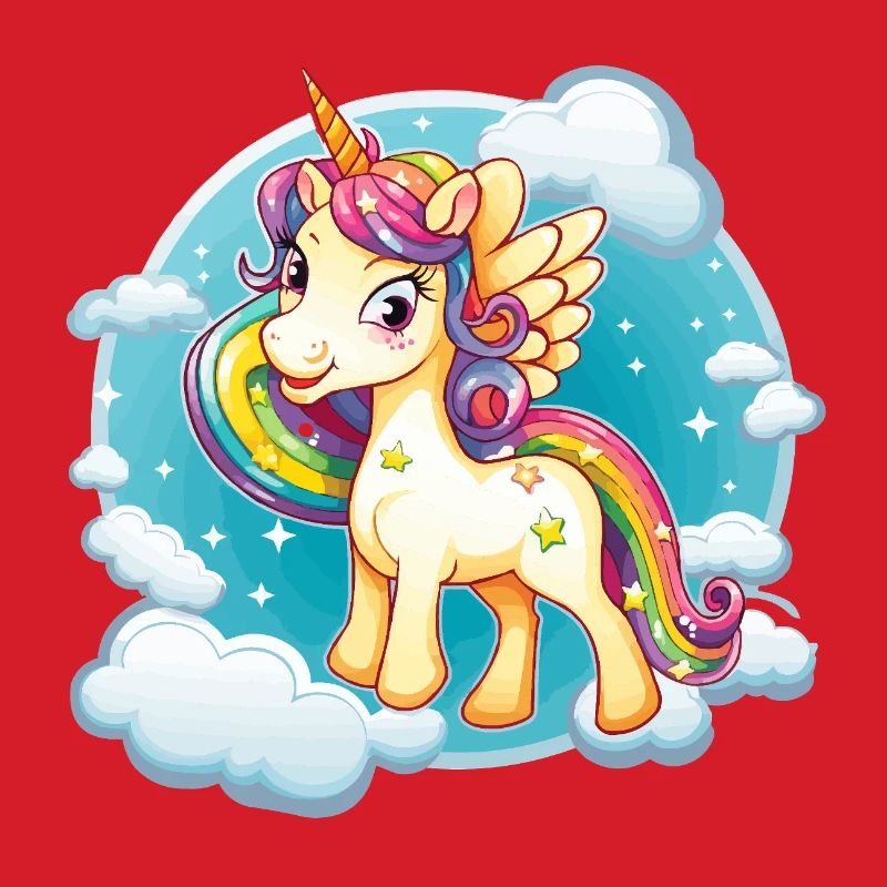 Rainbow Unicorn Cloud Magic