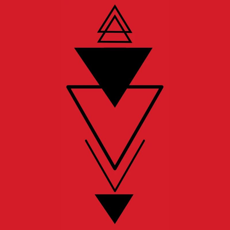 Triangular symbol (black)