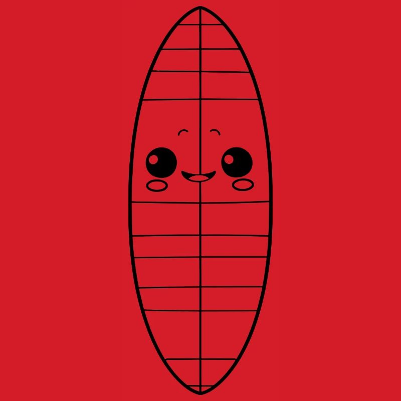 Surfboard Comic Look