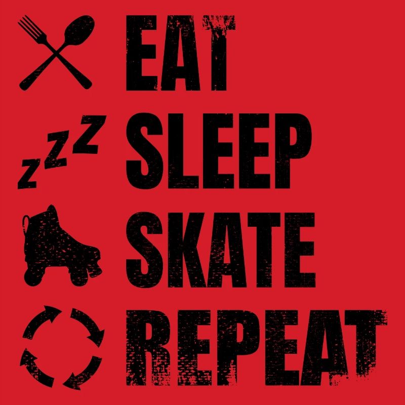 Roller skating routine