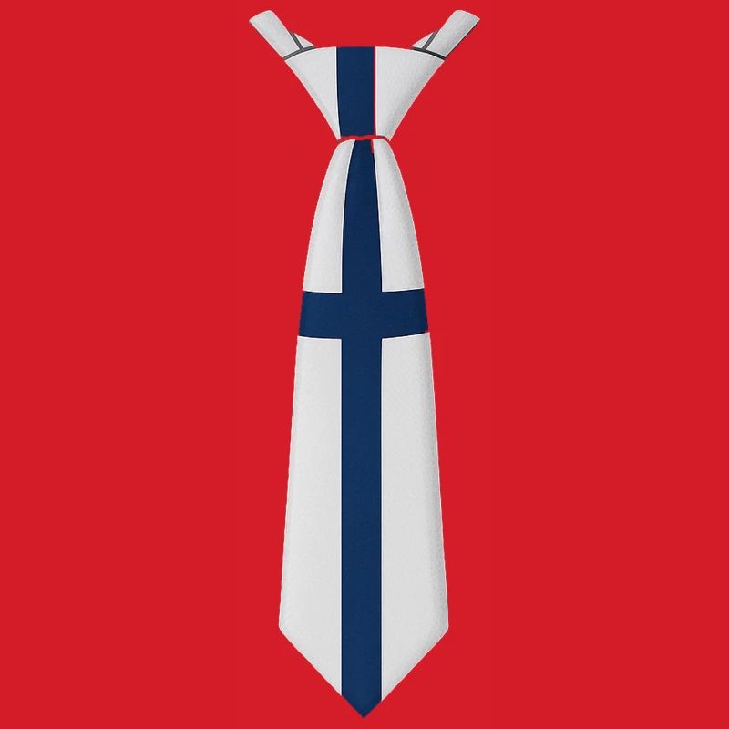 Cravate Finlande – Conception du drapeau