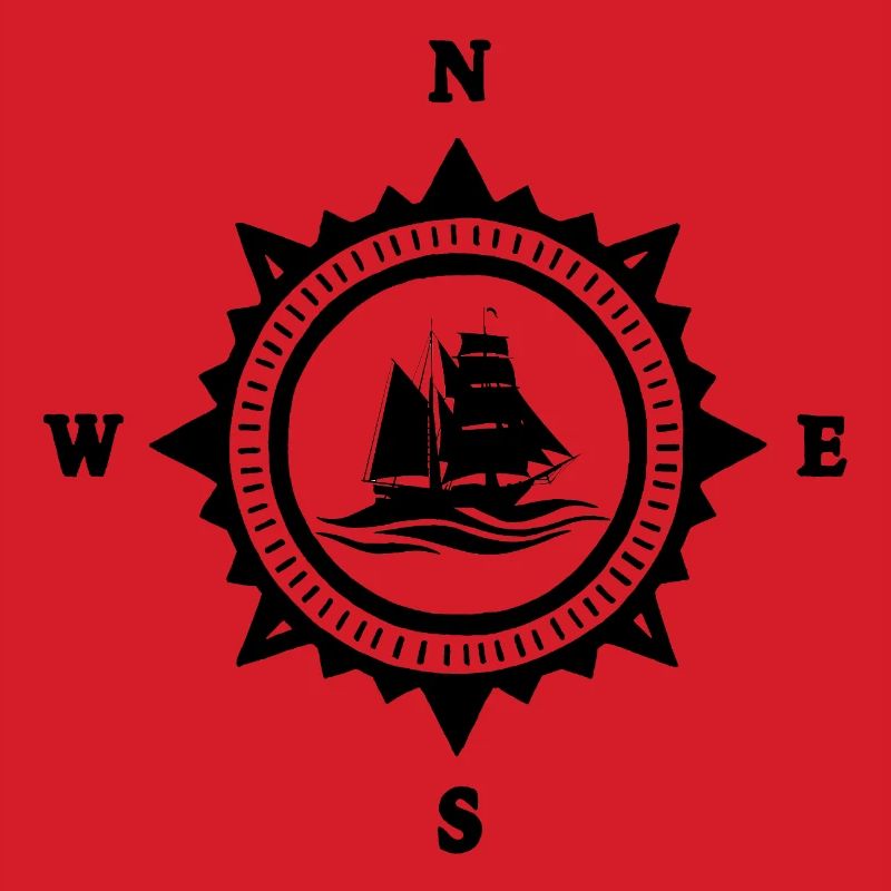 Das schwarze Boot und der Kompass
