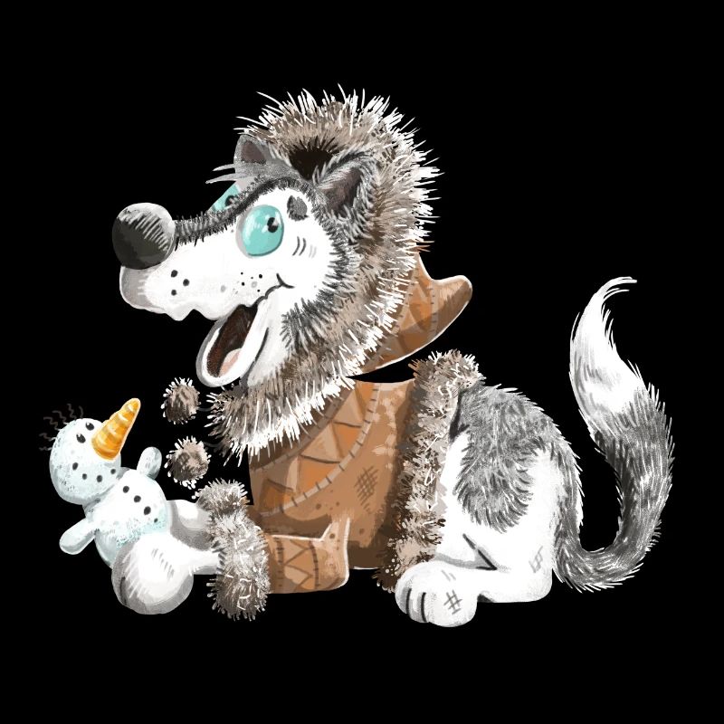 Süßer Husky - Huskys - Schlittenhund - Geschenk