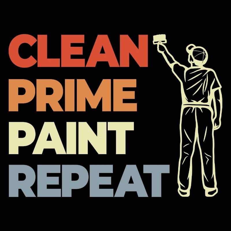 Clean Prime Paint Repeat