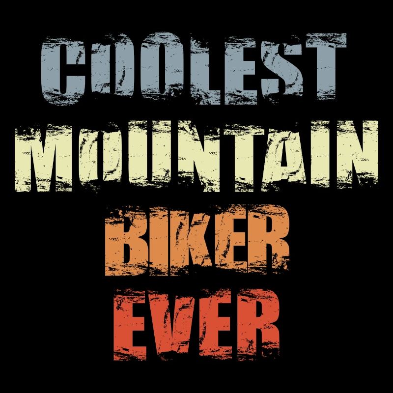 Funny mountain biker