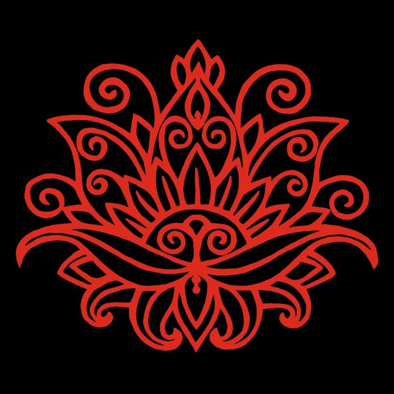 Red Lotus Mandala