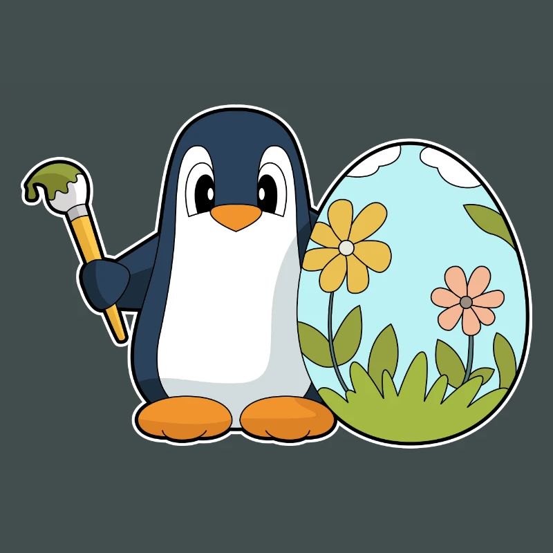 Penguin Easter Easter Egg