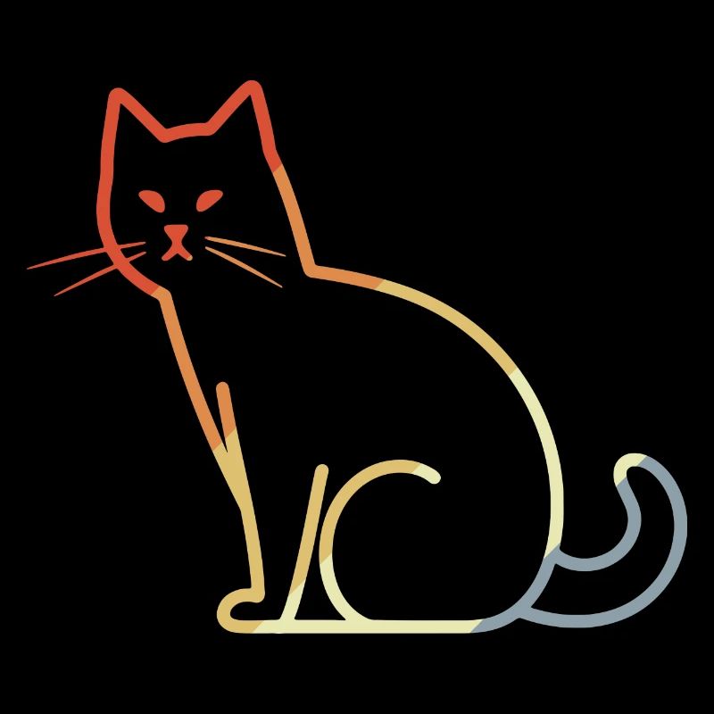 Cat Retro
