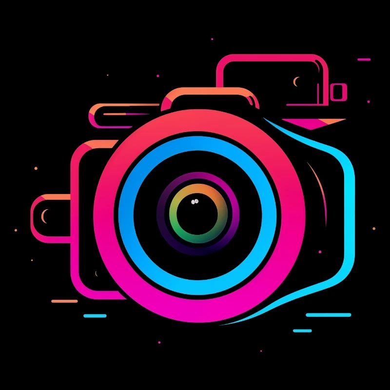 Camera Synthwave Style